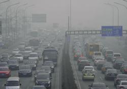 Road in Bejing in peak hour