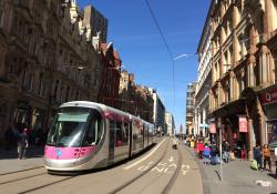 Trams are already in operation in Birmingham city centre