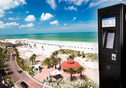 Flowbird installs pay by plate kiosks at Clearwater Beach (source: Flowbird)