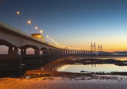 The Severn Bridge: one of the major transport links between Wales and England (© Matthew Dixon | Dreamstime.com)