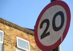 20mph speed sign