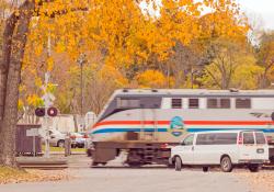 Trains and road vehicles have been meeting for more than 100 years © Steve Callahan | Dreamstime.com