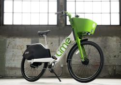 Lime e-bike includes an automatic two-speed transmission that eliminates old gears (Credit - Matthew Reamer)