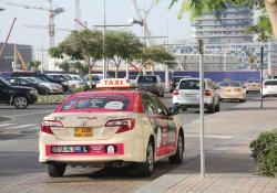 Dubai RTA Covid-19 vaccine taxi public transport staff 