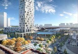 Sacramento City Council Sacramento Valley Station Area regional mobility hub Perkins&Will Arup Grimshaw Architects EPS