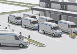 ABB Amazon Web Services fleet management EVs Berlin 