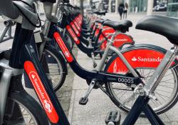 Bike-share London micromobility Santander (© ITS International)