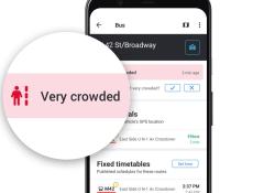 Moovit crowding app