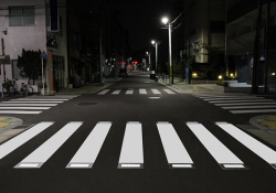 Sernis SR-CrossLED-S road stud pedestrian crossing fatalities Governors Highway Safety Association