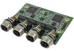 Cincoze CMI module (CMI-XM12LAN01) Wake-on-LAN, teaming M12 X-Coded connectors