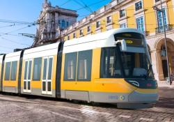 Lisbon tram communications system transit digital © Caf