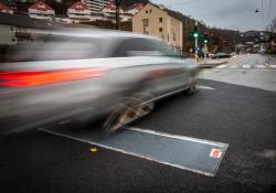 Speeding traffic control radar Actibump  (image credit: Björn Erik Larsen | Bergens tidende)