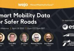 Wejo safety roads mobility data highways