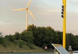 Decarbonising transport speed cameras green energy (image credit: Jenoptik)