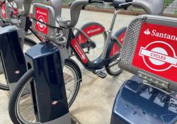 Santander cycles London decarbonisation active travel green economy (© ITS International)