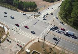 Intersection Alpharetta road safety connectivity