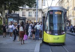 Contactless payment France Paris 2024 transit tram (image: STAS)