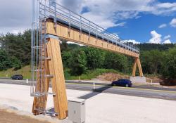 Wooden heart Austria gantry decarbonisation © Kapsch TrafficCom