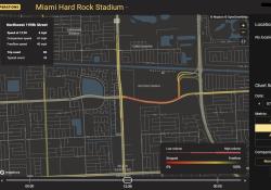 Traffic management monitoring Copa America Miami