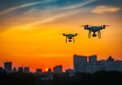 Drone images golden nugget sunset (© Goinyk Volodymyr | Dreamstime.com)