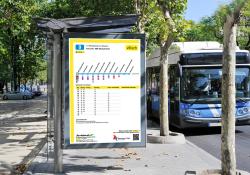 billboards passenger information accessibility (image: Optibus)