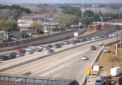 Wycliff Plaza Toll Collection during construction