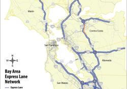 San Francisco Bay Area express lane network