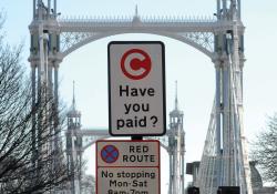 congestion charge sign 