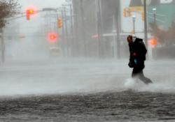 flooded road