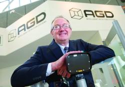 Ian Hind of AGD with the 318 detection system 