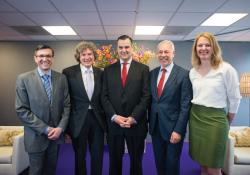 Michael De Santis, Nico Anten, James Moore, Theo Lingmont and Marje de Vreeze ITS Netherlands ITS Canada