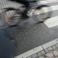 Q-Free electronic bicycle-activated warning signs Glasgow HI-TRAC CMU piezo-electric sensors