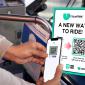 Scan ride QR code Cubic payment fare 