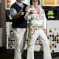 Michael R Kline and Elvis impersonator Mike Ratcliffe